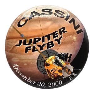NASA‎ Cassini Jupiter Flyby December 30, 2000 Button Pin Pinback